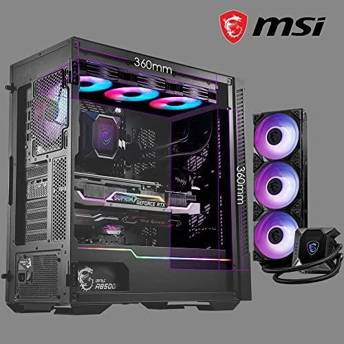 MSI | PC Case | MPG VELOX 100P AIRFLOW | Side window | Mid-Tower | ATX | Juodas