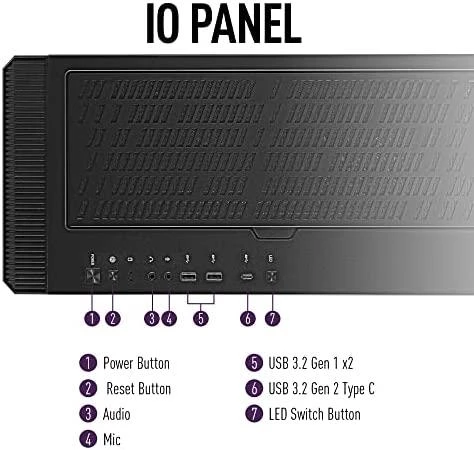 MSI | PC Case | MPG VELOX 100P AIRFLOW | Side window | Mid-Tower | ATX | Juodas