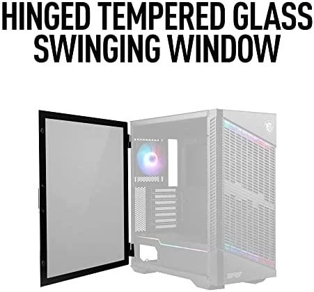 MSI | PC Case | MPG VELOX 100P AIRFLOW | Side window | Mid-Tower | ATX | Juodas