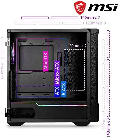 MSI MPG VELOX 100R kompiuterio korpusas