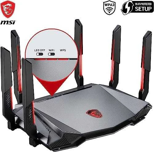 Belaidis maršrutizatorius MSI RadiX AXE6600 WiFi 6E
