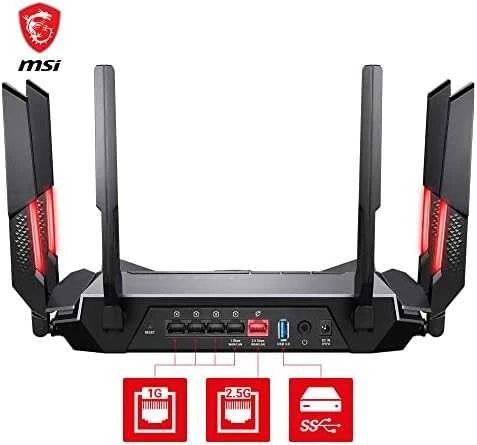 Belaidis maršrutizatorius MSI RadiX AXE6600 WiFi 6E