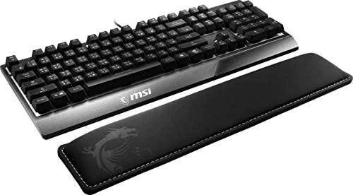 Klaviatūros riešų atrama-paminkštinimas MSI Vigor WR01, juodos spalvos