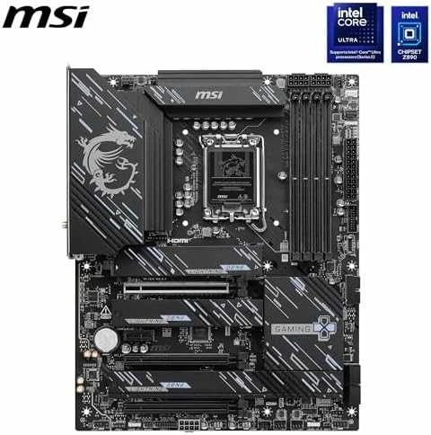 Pagrindinė plokštė MSI Z890 GAMING PLUS WIFI | Procesorių šeima Intel | Procesoriaus lizdas LGA1851 | DDR5 UDIMM | Palaikomos standžiojo disko sąsajos SATA, M.2 | SATA jungčių skaičius 4