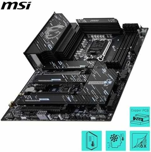 Pagrindinė plokštė MSI Z890 GAMING PLUS WIFI | Procesorių šeima Intel | Procesoriaus lizdas LGA1851 | DDR5 UDIMM | Palaikomos standžiojo disko sąsajos SATA, M.2 | SATA jungčių skaičius 4
