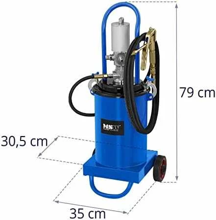 MSW Pneumatinis tepalas mašinoms 40:1 12L SET
