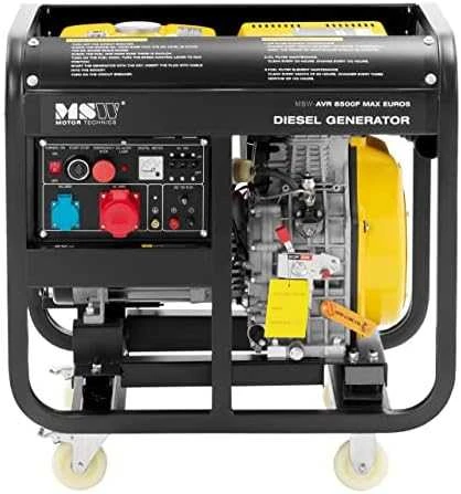 MSW Mobilus dyzelinis generatorius 240/400 V 8500 W 10 kVA 30 l