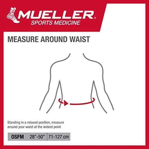 MUELLER® reguliuojamas nugaros įtvaras