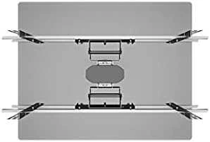 Laikiklis Multibrackets M PUBLIC DISPLAY STAND 180 HD BACK TO BACK Juodas W. FLOORBASE