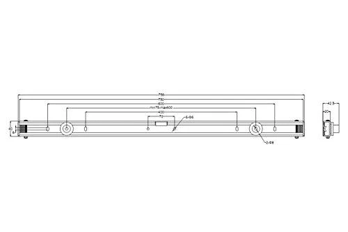 Laikiklis Multibrackets Daugialaikiai laikikliai MB WALLMOUNT M 80KG MAX.VESA 600 BL