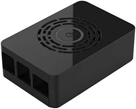 Raspberry Pi 4B ir jutiklinio ekrano 7" Multicomp Pro dėklas - juodas