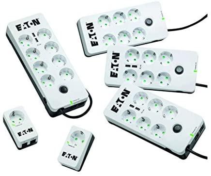 Eaton PB6TUD viršįtampių ribotuvas 6 AC išvestis(ys / čių) 220 - 250 V Juoda, Balta 1,5 m