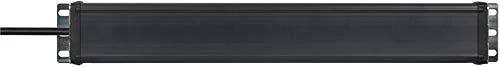 Brennenstuhl 19 "1.5", 8xCEE 7/4, 1xCEE 7/7, pet-protected connectors, 3m cable, sidabrinis / juodas 1156057018 / GT-663