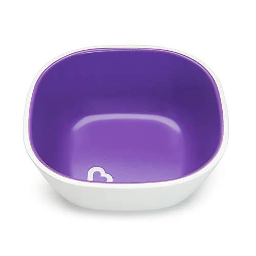 MUNCHKIN indų rinkinys COLOUR ME HUNGRY DINNIN SET, violetinis