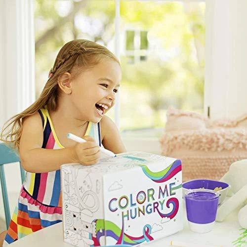 MUNCHKIN indų rinkinys COLOUR ME HUNGRY DINNIN SET, violetinis