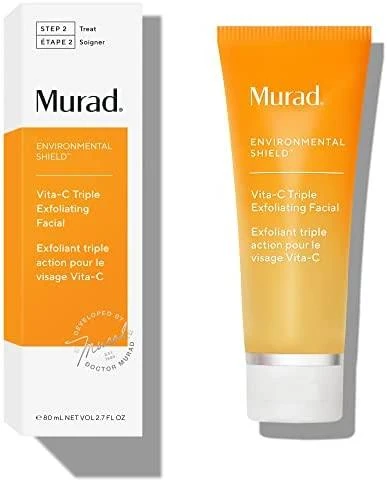 Murad Skincare Murad Vita-C Triple Exfoiliating Facial valomasis veido šveitiklis, 80 ml