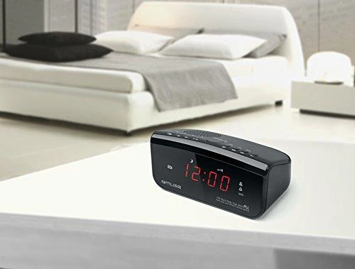 Muse Mūza | Laikrodžių radijas PLL | M-12CR | Signalizacijos funkcija | Juodas