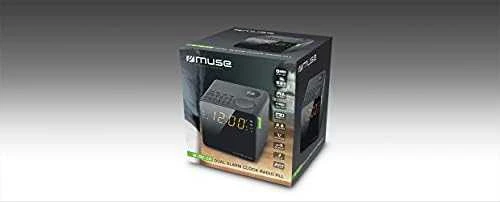 Muse | Dvigubo žadintuvo laikrodis-radijas | M-187CR