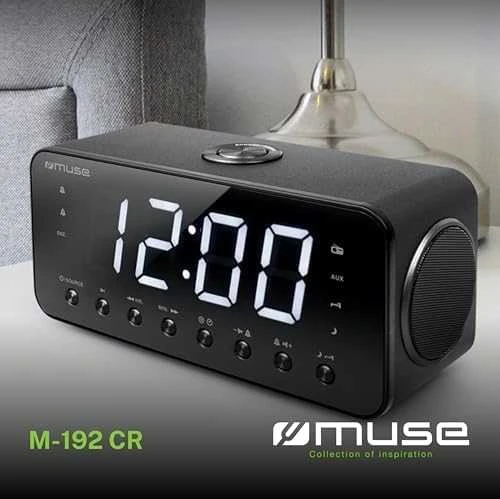 Muse | Clock radio | M-192CR | Juodas