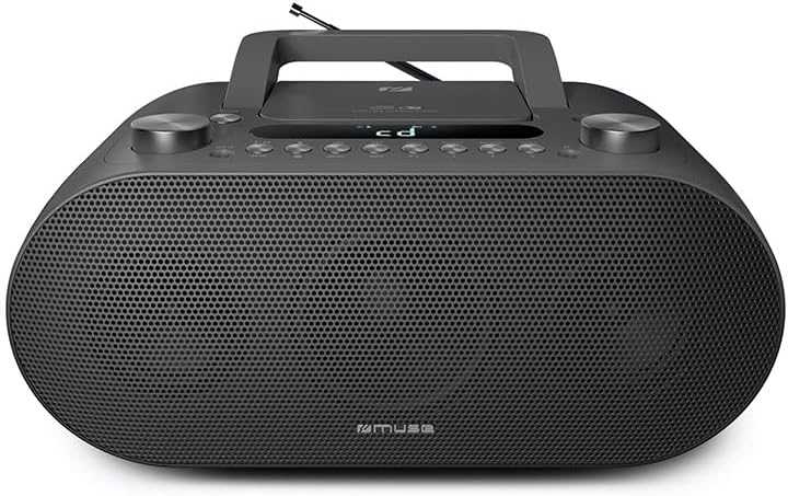 Muse Mūza | Nešiojamas radijas su Bluetooth ir USB prievadu | M-35 BT | AUX in | Juodas