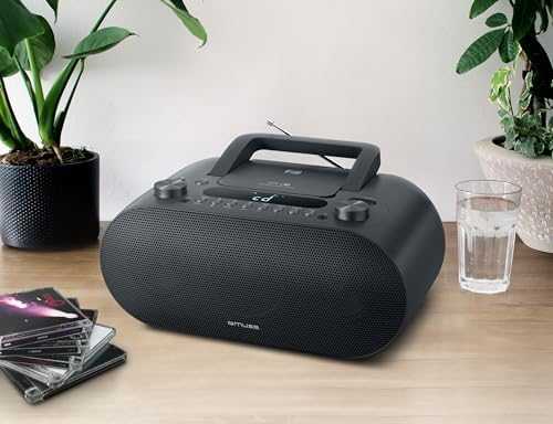 Muse Mūza | Nešiojamas radijas su Bluetooth ir USB prievadu | M-35 BT | AUX in | Juodas