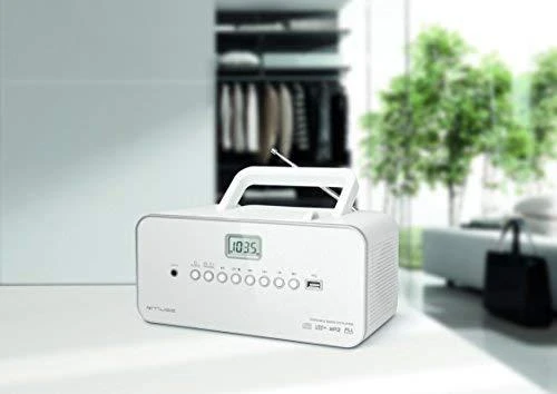 Radijo ir CD grotuvas Muse M-28 RDW Baltas, USB, modelis - M-28RDW