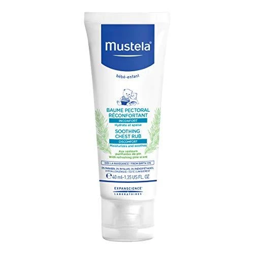 "Mustela" raminamasis krūtinės kremas 40ml