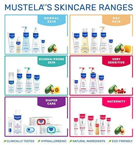 "Mustela" labai jautrios odos raminamasis drėkinamasis kremas 40ml