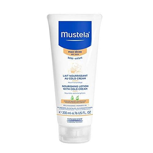„Mustela Baby“ maitinamasis kūno losjonas sausai odai (maitinamasis losjonas su šaltuoju kreminiu), 200 ml