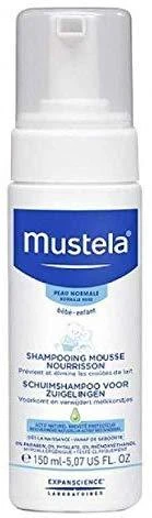 Mustela Bébé Foam Šampūnas For Newborns kūdikių putojantis šampūnas, 150 ml