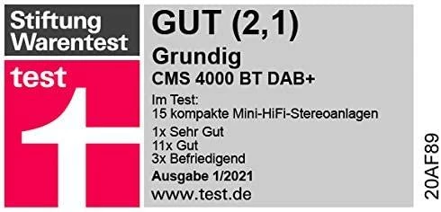 Muzikinis centras Grundig CMS 4000 BT DAB+