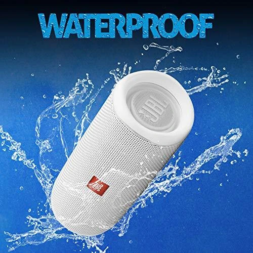 Nešiojama kolonėlė JBL Flip 5 (Balta)