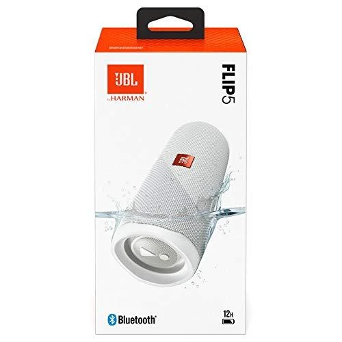 Nešiojama kolonėlė JBL Flip 5 (Balta)