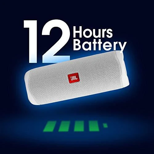 Nešiojama kolonėlė JBL Flip 5 (Balta)