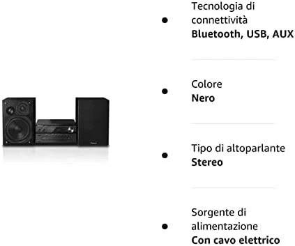 Muzikinis centras Panasonic SC-PMX94EG-K juoda