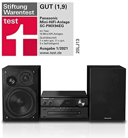 Muzikinis centras Panasonic SC-PMX94EG-K juoda
