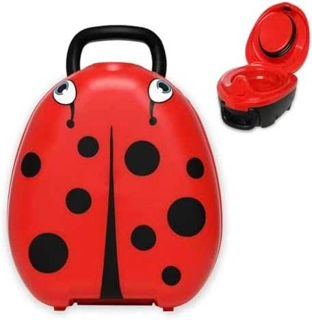 Mokomasis nešiojamas naktipuodis My Carry Potty, lapė, raudonos spalvos