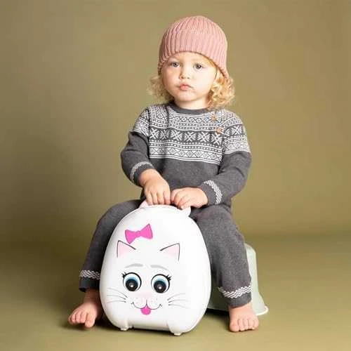 Mokomasis nešiojamas naktipuodis My Carry Potty, katytė, rožinės spalvos