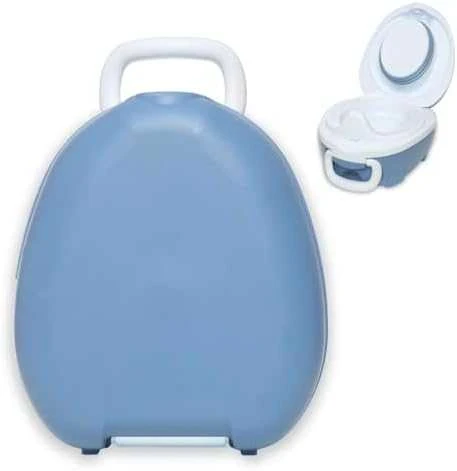 Mokomasis nešiojamas naktipuodis My Carry Potty, mėlyna pastelė