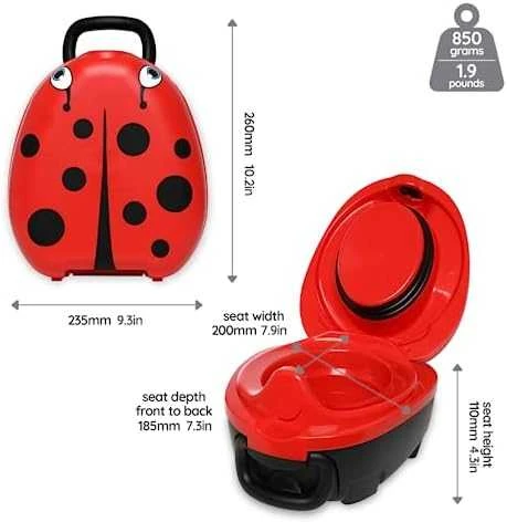 My Carry Potty Mokomasis nešiojamas naktipuodis, Boružėlė