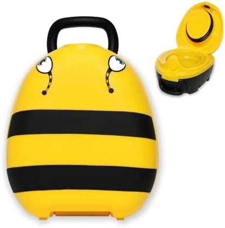 Mokomasis nešiojamas naktipuodis My Carry Potty, bitutė, geltonos ir juodos spalvos