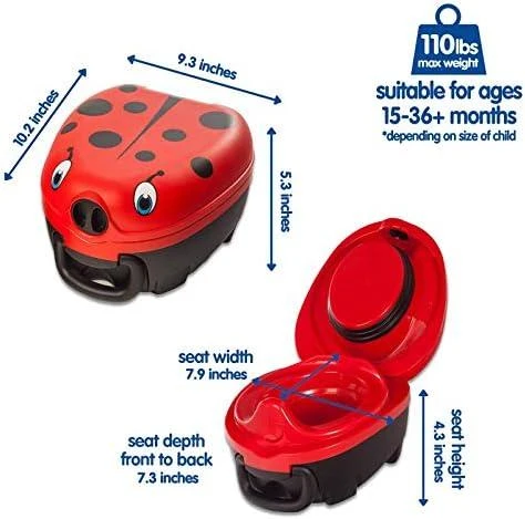 My Carry Potty Mokomasis nešiojamas naktipuodis, Boružėlė
