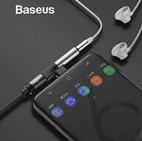 Baseus Audio adapteris L41 USB-C prie 3.5mm AUX lizdo + USB-C - Juodas