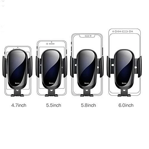 Automobilinis telefono laikiklis Baseus Future Gravity - Juodas
