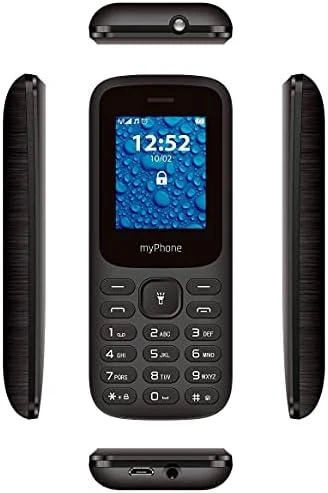 myPhone 2220 (Juodas) Dvi SIM kortelės 1,77" TFT 128x160/32MB/Micro SD/2G | myPhone