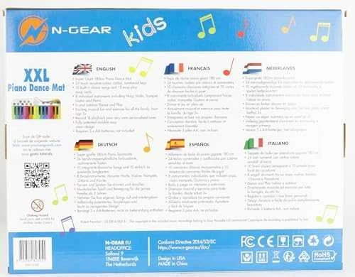 TOY FLOOR DANCE MAT PIANO XXL/PIANOMATPLAYL N-GEAR