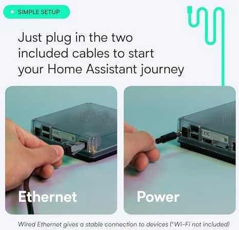 Nabu Casa Home Assistant Žalias išmanioji namų centralė