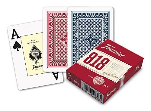 Fournier 818 Pokerio Kortos (Mėlynos)