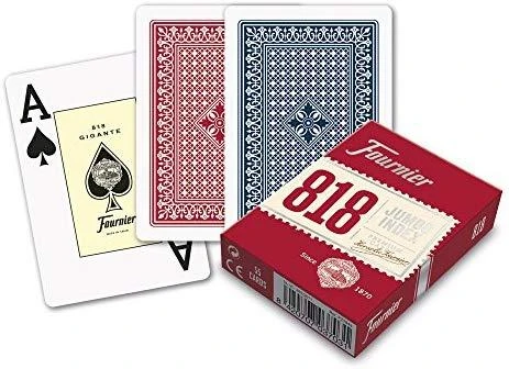 Fournier 818 Pokerio Kortos (Mėlynos)