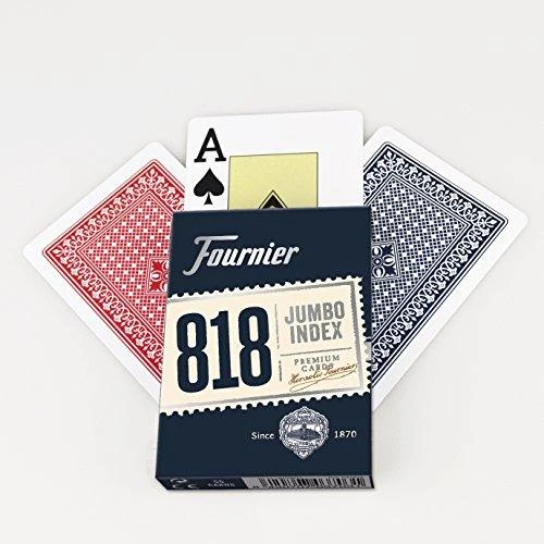 Fournier 818 Pokerio Kortos (Mėlynos)